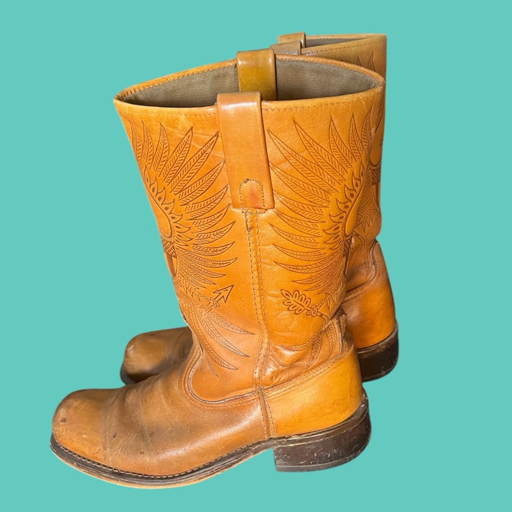 Vintage Eagle Campus Boots